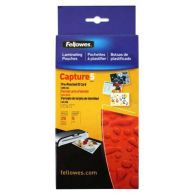 Fellowes 5mil ID Card Pouches with Slots and Clips 25pk - 52033