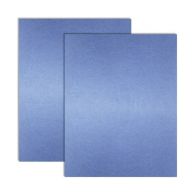 Bold Blue Embossed Grain Paper Covers (200 Covers / Pack) Image 1