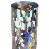 Binding101 8 x 100' Mirage Holographic Clear-Underlay Laminating Toner Foil with 1/2 Core (1 Roll) #TP-166 FM-TP-166-8