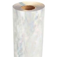 Stained Glass Holographic Foil Fusing Rolls [Transparent Underlay] Image 1