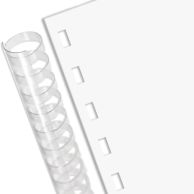Plastic GBC Comb Pre-Punched 19-Hole Paper