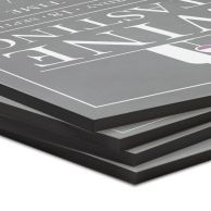 Black Foam Core Pouch Boards with Pressure-Sensitive Adhesive
