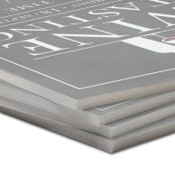 White Foam Core Pouch Boards with Pressure-Sensitive Adhesive