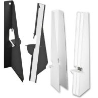 15 Inch Self Stick Easel Backs - Black and White - Single and Double-Wing