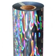 Shimmering Waters Holographic Foil Fusing Rolls [Silver Underlay] 