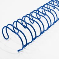 Blue Spiral-O 19-Ring Wire Bind Combs