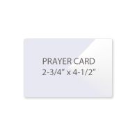 10MIL Prayer Card 2-3/4" x 4-1/2" Laminating Pouches - 100pk Image 1