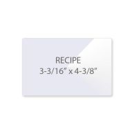 5MIL Recipe Card 3-3/16" x 4-3/8" Laminating Pouches - 100pk Image 1