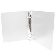White Half Size Poly Binders (Case of 100)