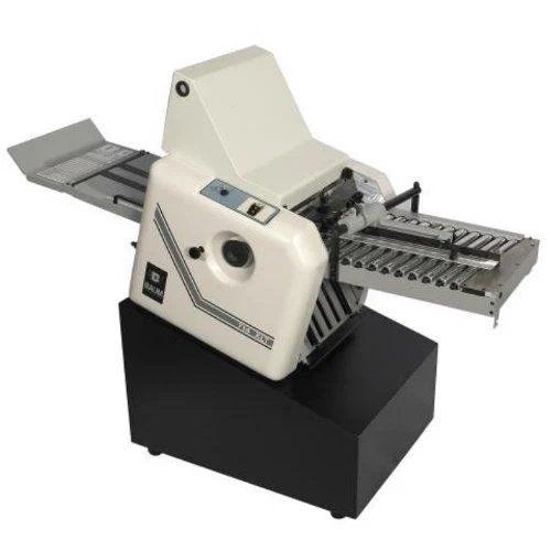 Baum 714XLT 8-Page Right Angle Air-Feed Paper Folder (Urethane Roller) w/ Stand