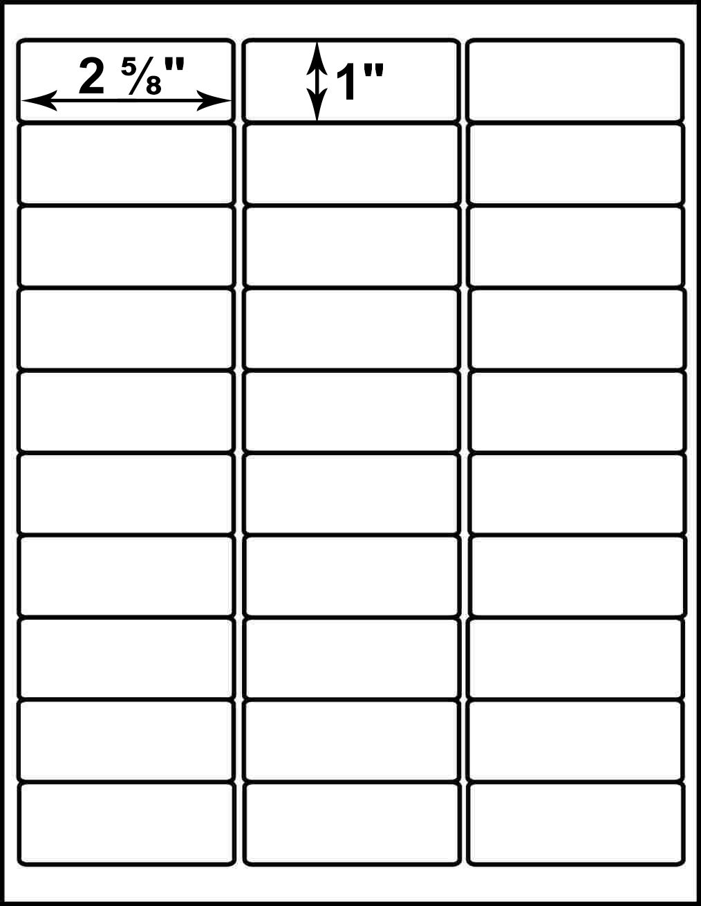 4" x 3-1/3" Peel-&-Stick Printable 6-Up Labels (Pack of 100) - Clearance Sale