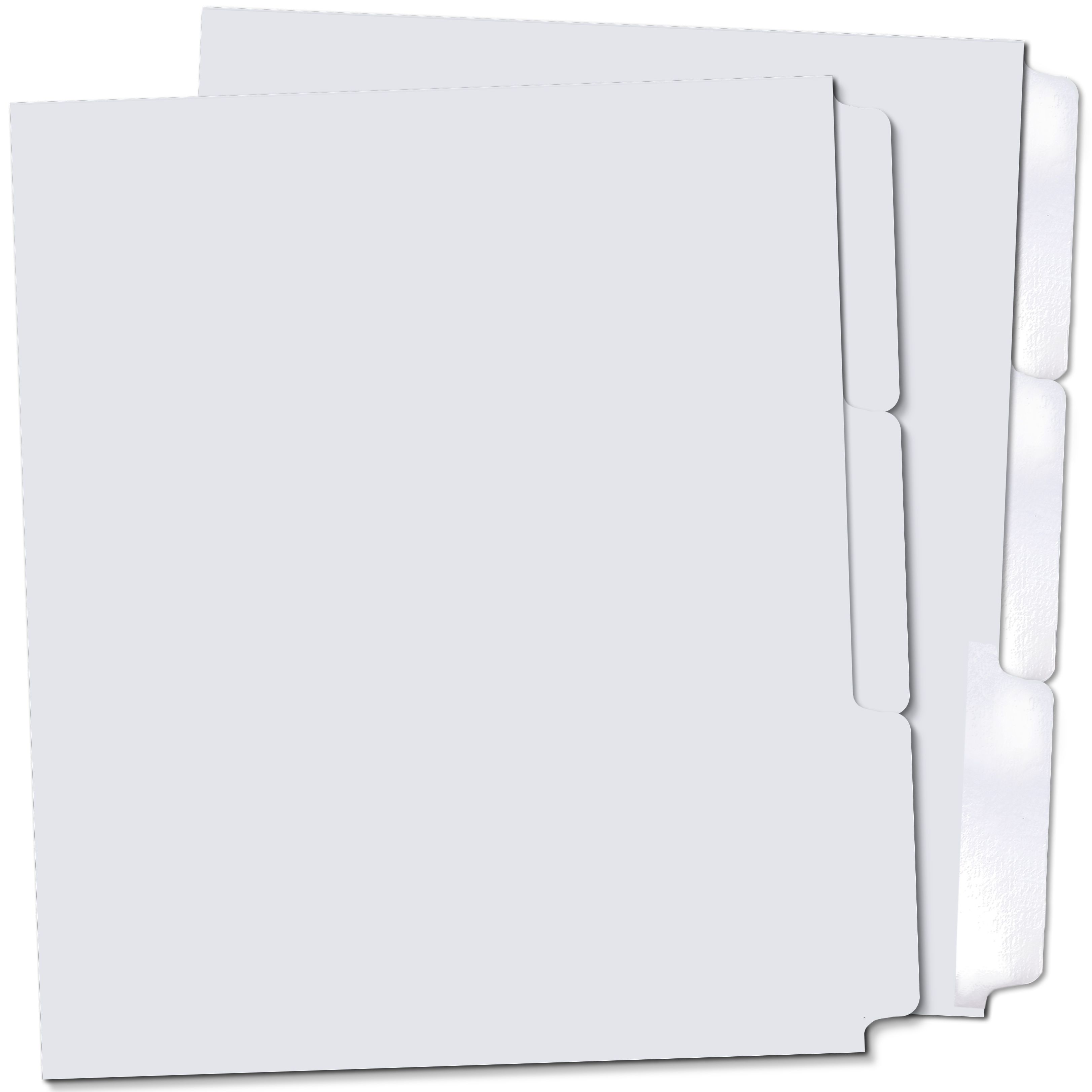 3rd Cut Reverse Collated Copier Tabs