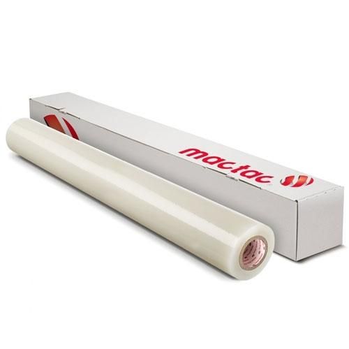 Mactac Rebel RB599H 4mil Gloss Clear Vinyl Print Media [54" x 150', High-Tack Permanent Adhesive]
