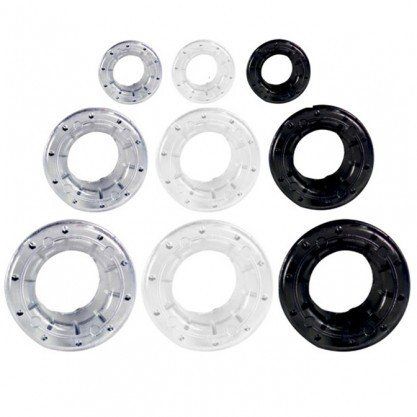 White Plastic Grommets for Mano Grommet Press (500 per Pack) Image 1