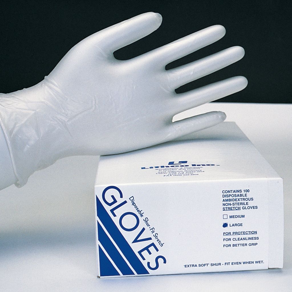 Disposable vinyl gloves large discount