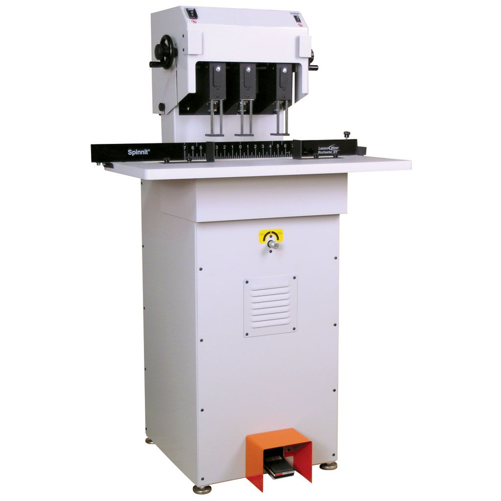 Spinnit® FMMH 3.1 Hydraulic 3-Spindle Floorstanding Paper Drill