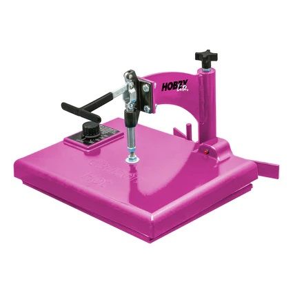 Pink Hobby Lite® Manual Swing-Away Press with 9" x 12" Platen & Accessories Image 1
