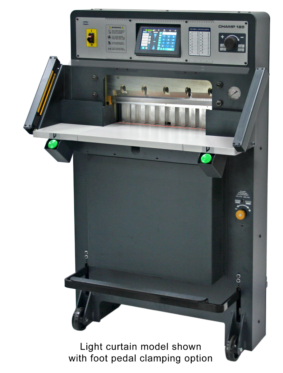Challenge CHAMP 185 Pro w/ Light Beam 18.5" Hydraulic Paper Cutter Image 1