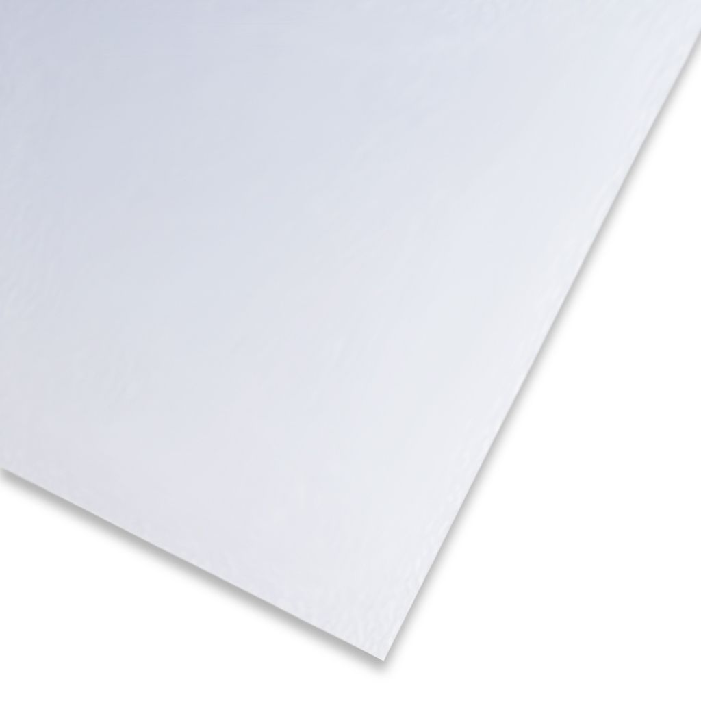 A corner view of a Clear Matte/Matte Cover showing its uniform frosted surface with a subtle texture and clean-cut edge.