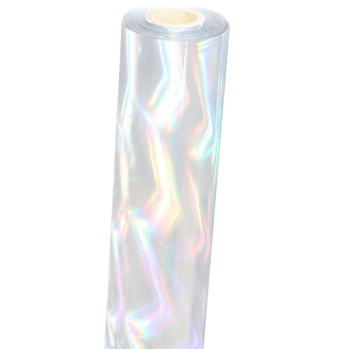 Silver Shattered Glass Holographic Foil Fusing Rolls, DIY