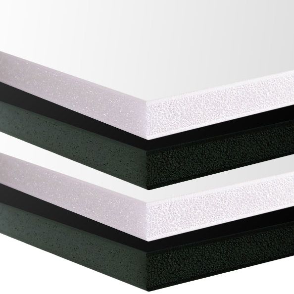 Plain Foamcore Mounting Boards, Available in Black and White