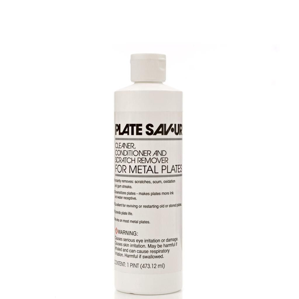 Burnishine Plate Sav-Ur Plate Cleaner, Conditioner, & Scratch Remover [Pint]