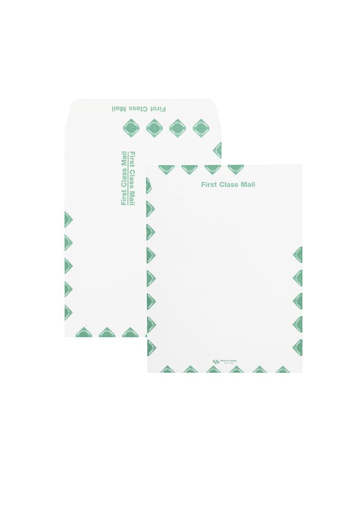 Quality Park® 10" x 13" First Class Mail Inkjet Printer Compatible Catalog Envelopes [White,Redi-Seal® Closure]- 100/Box Image 1