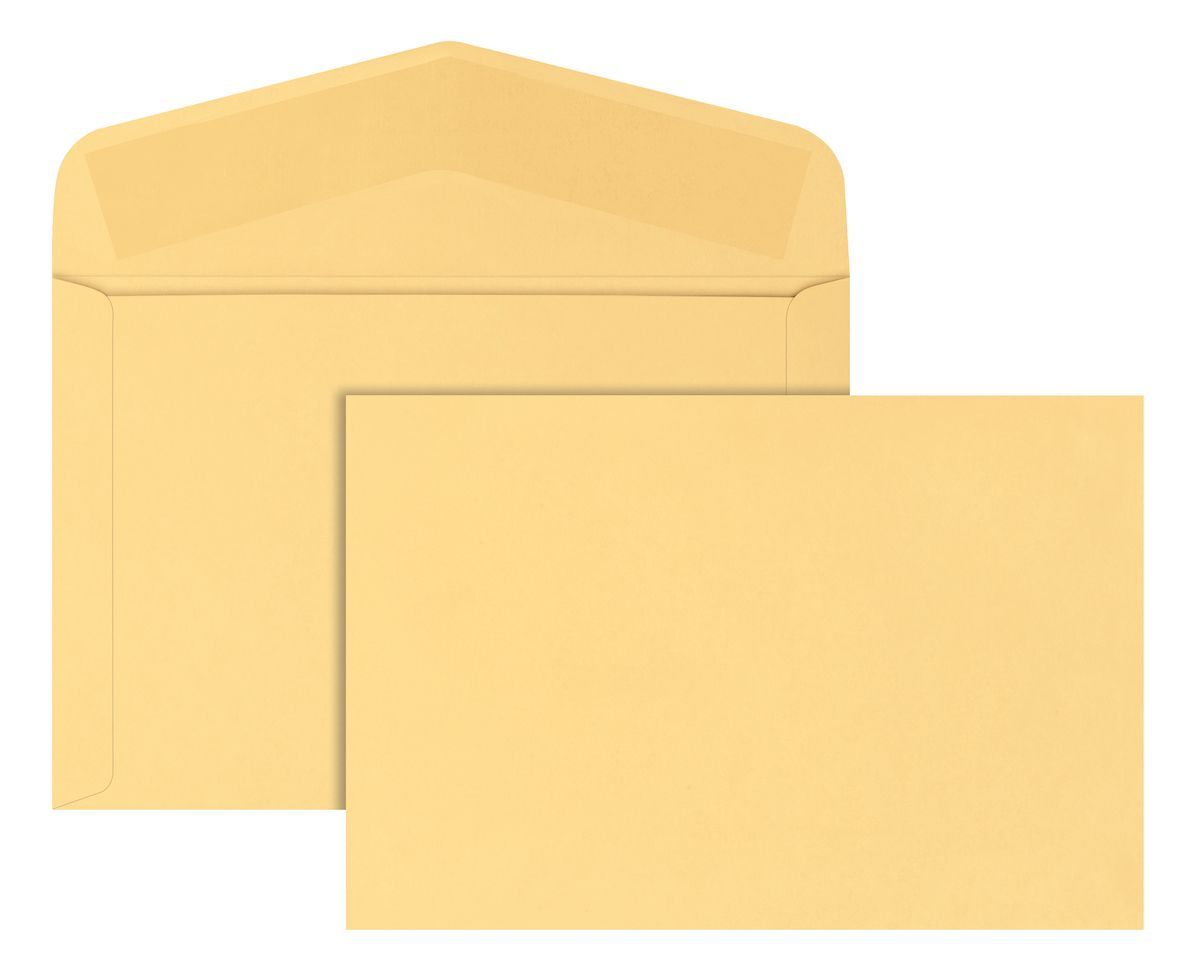 Quality Park® 10" x 15" Open-Side Manila Booklet Envelopes (Heavy-Duty, Gummed Closure) - 100/Box Image 1