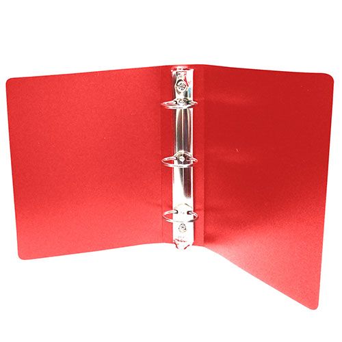 2" Red Half Size Poly Binders [35 gauge] (100/Case) Item#11POL8352RD