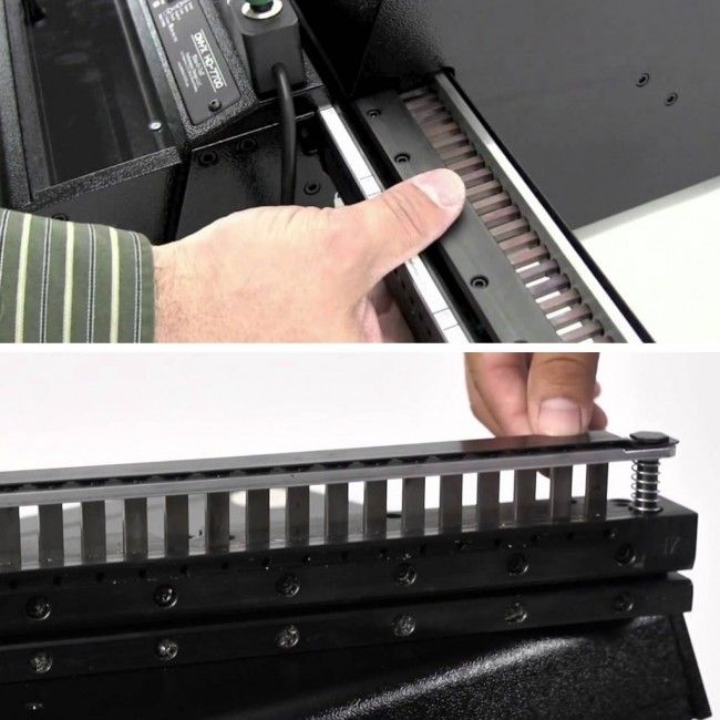 NOGIBINGO1〜7 コンプ Punching Dies for Rhin-O-Tuff Onyx HD7000 Binding Punch - OEM Top