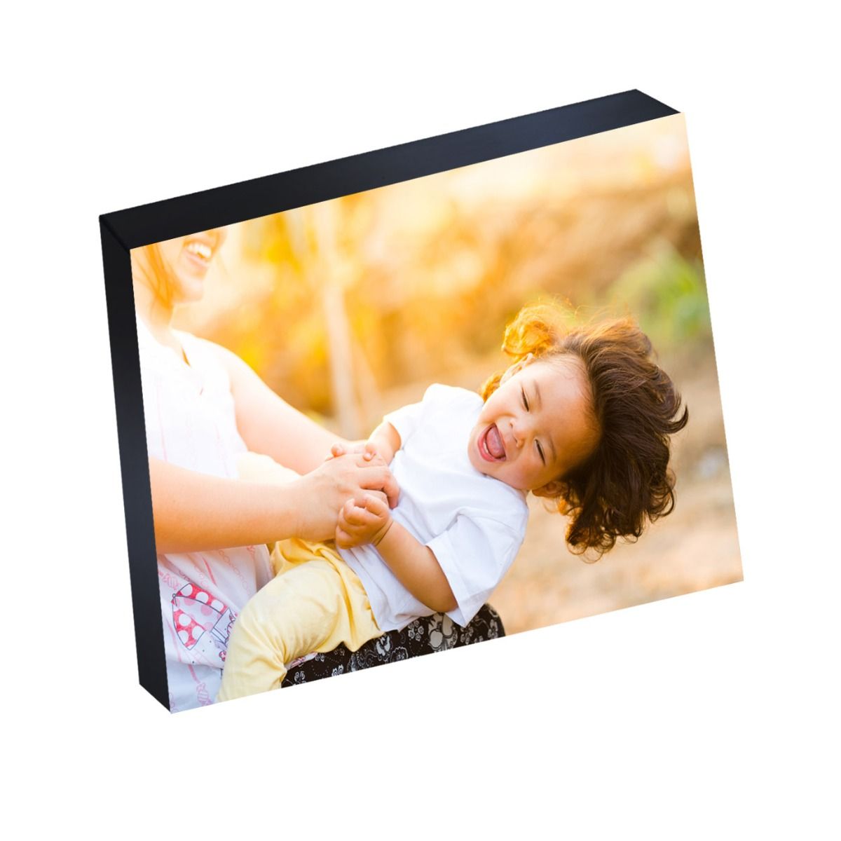 8" x 10" Silver Linings™ Photo Blocks with Black Wood Edge (10/Bx)