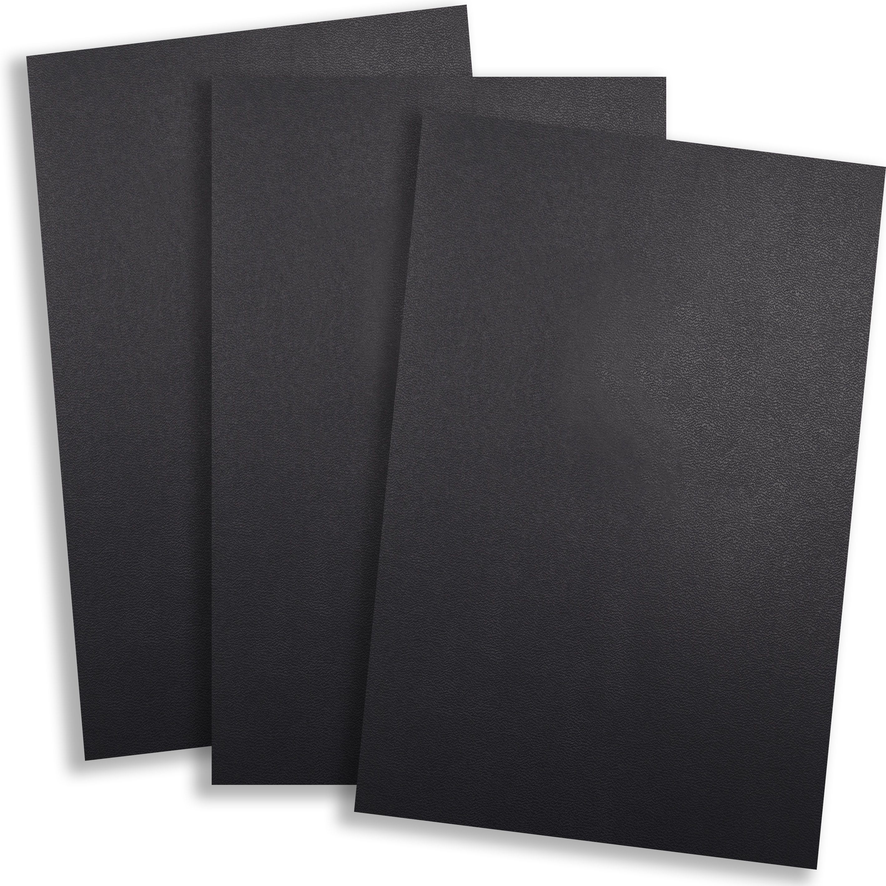 Black Vinyl 9" x 11" Report Covers [No Window, Round Corners, Unpunched] (100pk) Item#030206BKBB