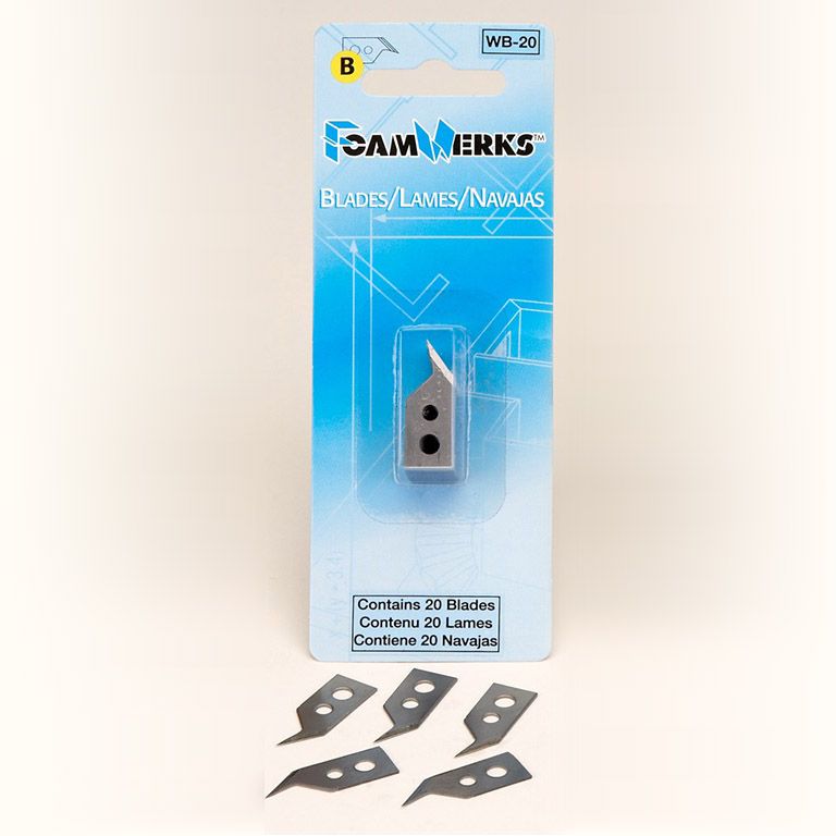 Logan FoamWerks Replacement Blades for Freestyle Cutter (20pk) #WB-20
