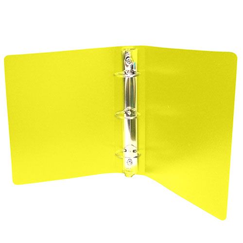 Yellow Half Size Poly Binders (Case of 100) Image 1