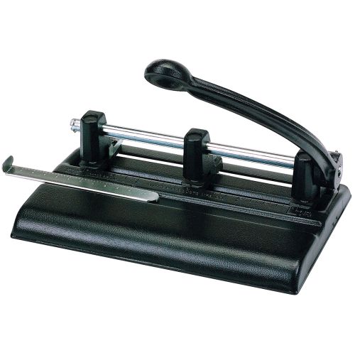 Martin Yale 3275B Master Hole Punch, Large Capacity Chip Pan for Easy  Clean-up, Punches Up To 40 Sheets of 20 Pound Bond Paper, Adjustable Guide