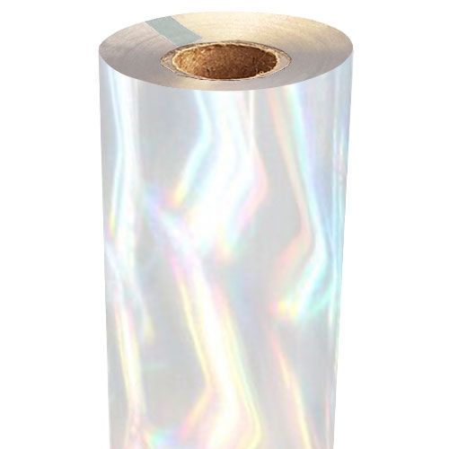 Binding101 8 x 100' Mirage Holographic Clear-Underlay Laminating Toner Foil with 1/2 Core (1 Roll) #TP-166 FM-TP-166-8