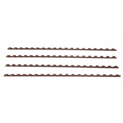 3/16" Brown Plastic Binding Combs - 100pk -Clearance Sale