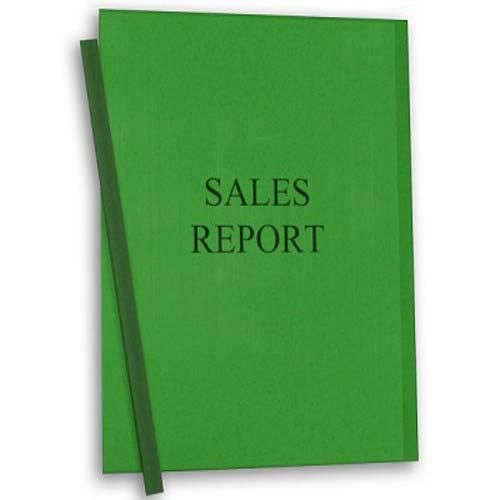 C-Line Green Vinyl Report Covers with Green Binding Bars 50pk - CLI-32553