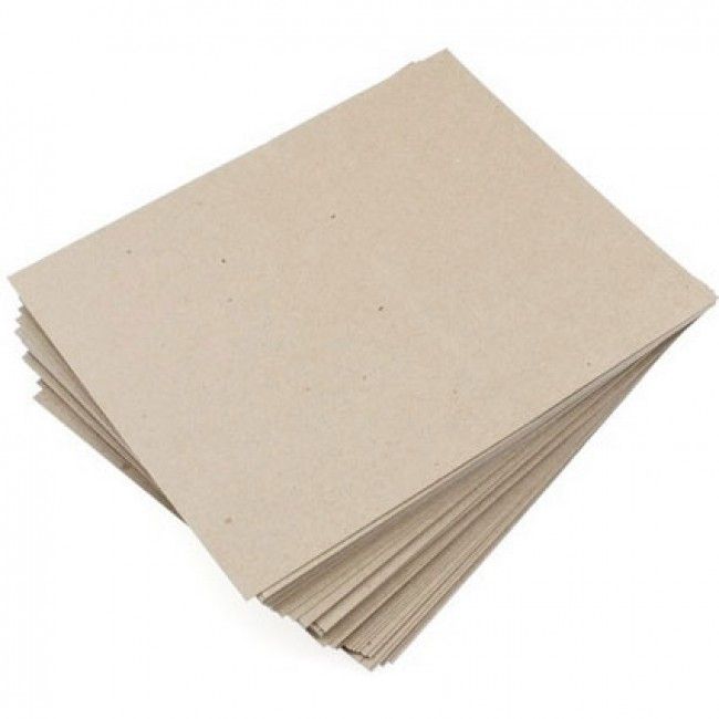 Chipboard Sheets 8.5 x 11 - 100 Sheets at 22 Point Chip Board for Crafts  and Backers -Great Alternative to MDF Board and Cardboard Sheets - Made in