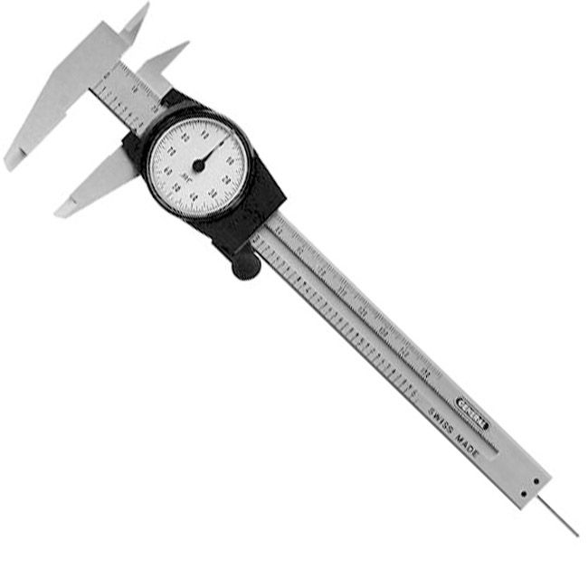 General #145 Dial Caliper + Measuring Tool