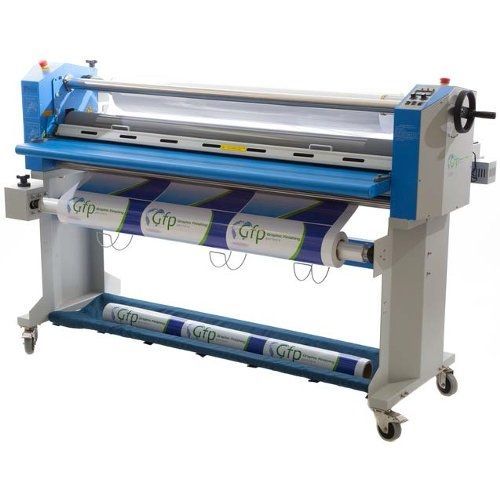 GFP 563TH-4RS 63" Wide Format Cold Laminator with Top-Heat & Slitter