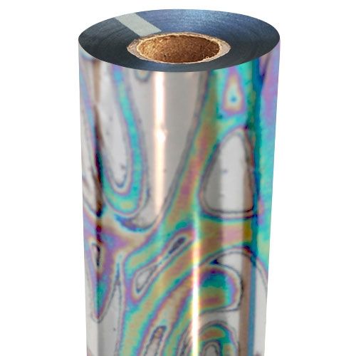 Oil Slick Holographic Foil Fusing Rolls Image 1