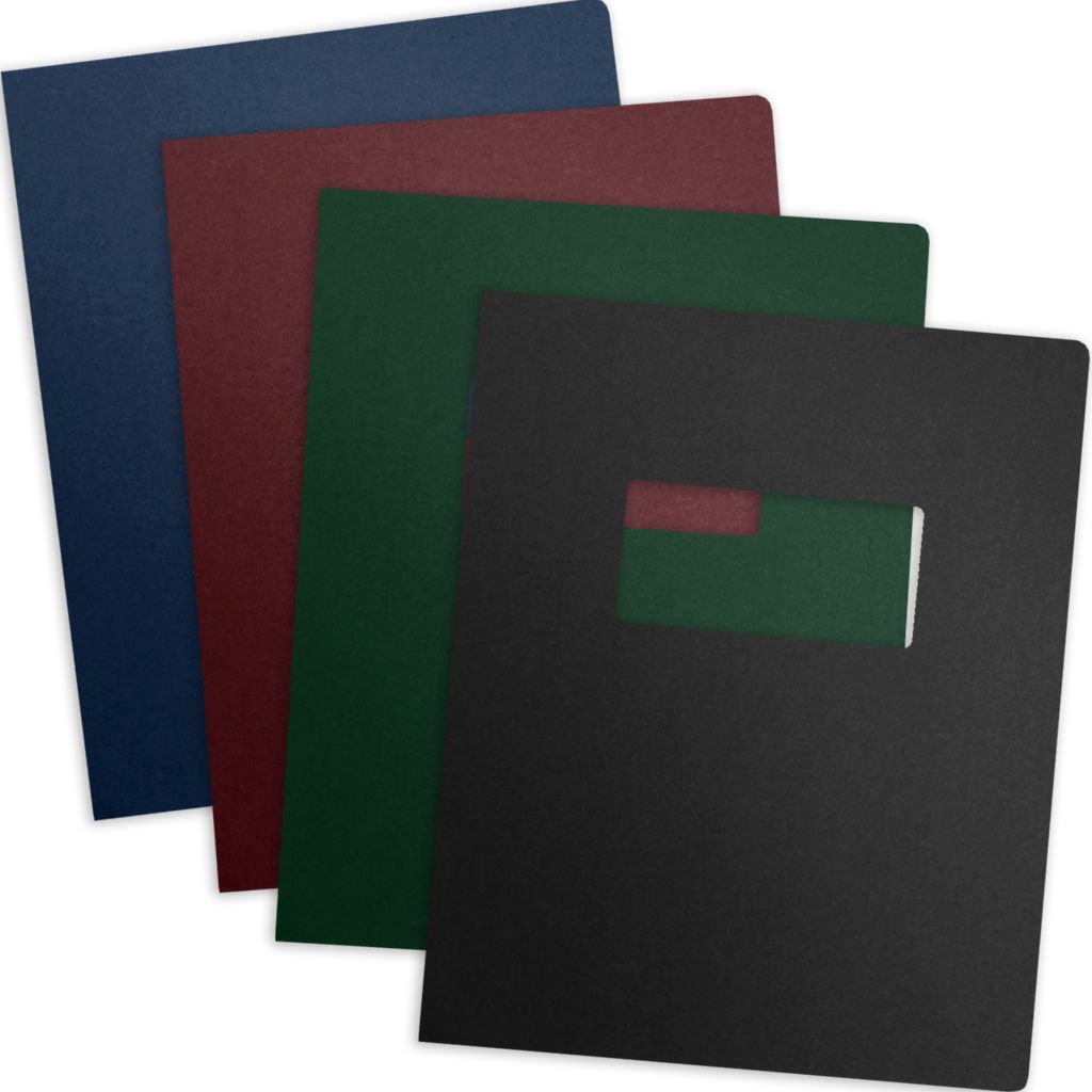 100pk Navy Linen Paper Report Covers + Linen Weave Paper Stock, Binding  101