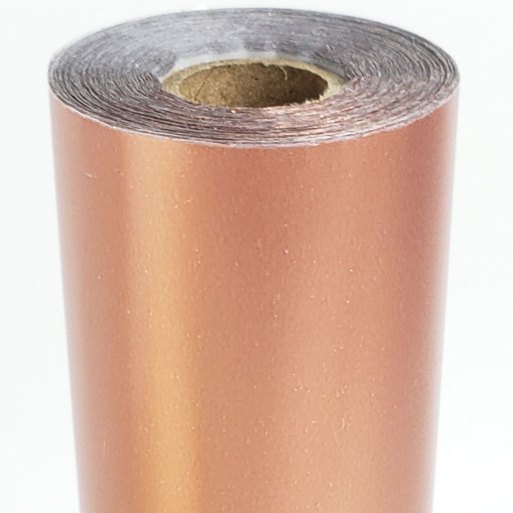 12" x 500' Satin Matte Copper Laminating Toner Foil with 3" Core #COP-40 *NOTE: Cut To-Order, Usually Ships in 1 Business Day (Discontinued)