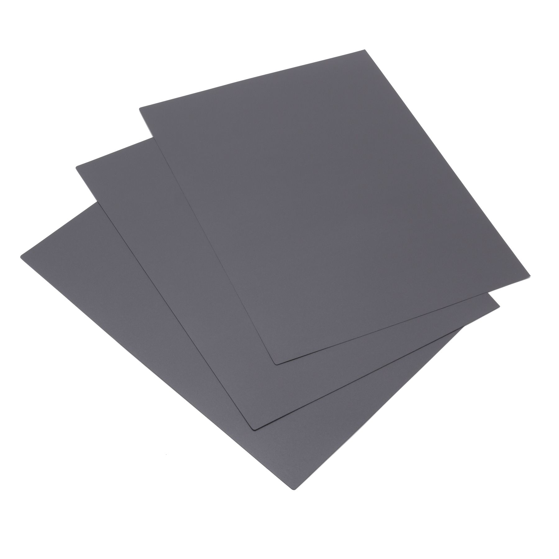 8.75" x 11.25" Medium Gray Poly Matte Covers (50 Pack) - Clearance Sale (Discontinued)