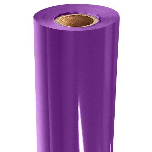 12" x 500' Purple Gloss Pigment Laminating Toner Foil with 3" Core (1 Roll) #PUR-33 *NOTE: Cut To-Order, Usually Ships in 1 Business Day
