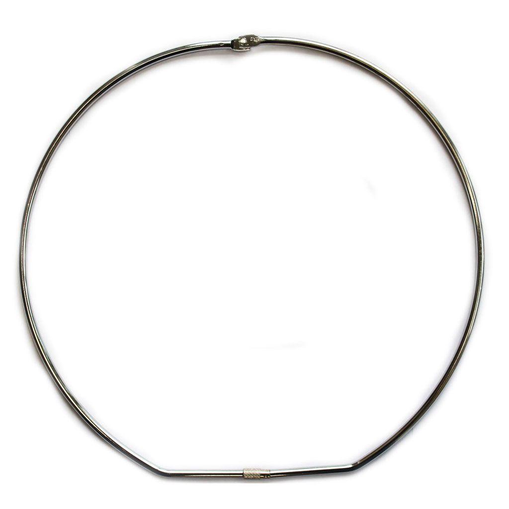10" Silver Screw Lock Binding Rings (10/Pk) Item#11MSLBR010