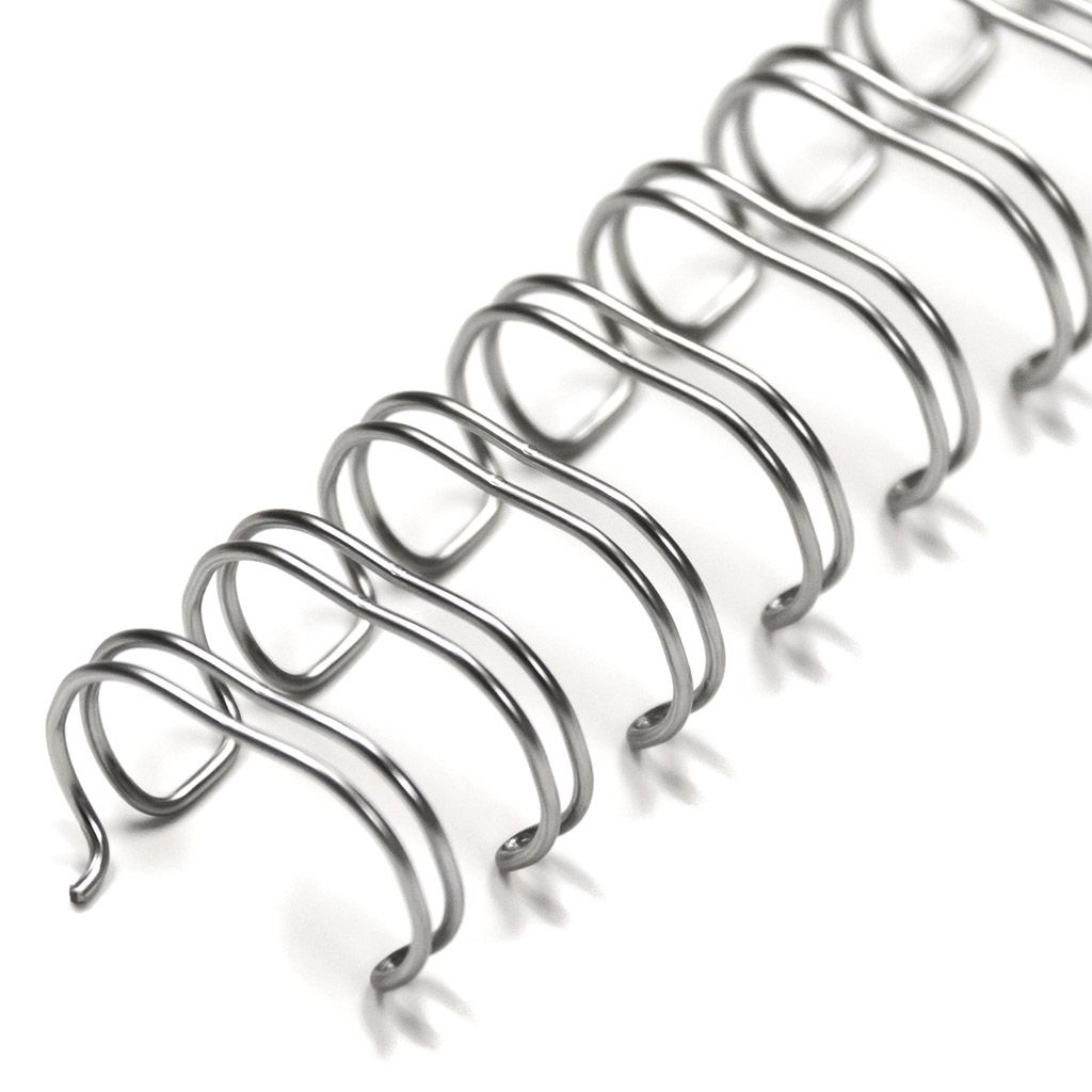 1.5 inch Silver Wire-O Binding Spines