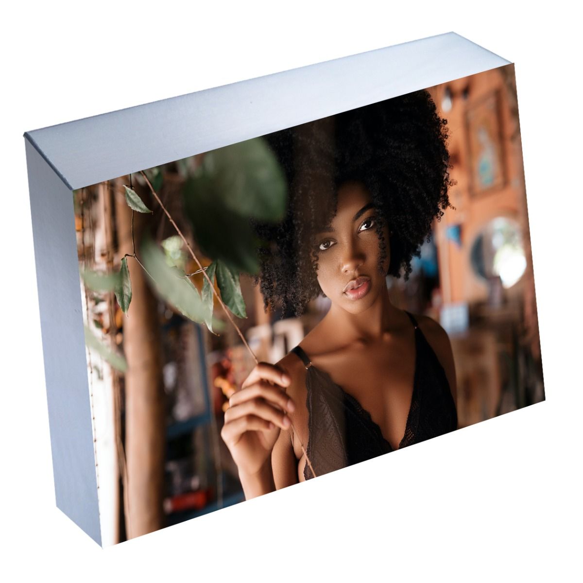 4" x 6" Silver Linings™ Photo Blocks with Silver Edge (10/Bx)