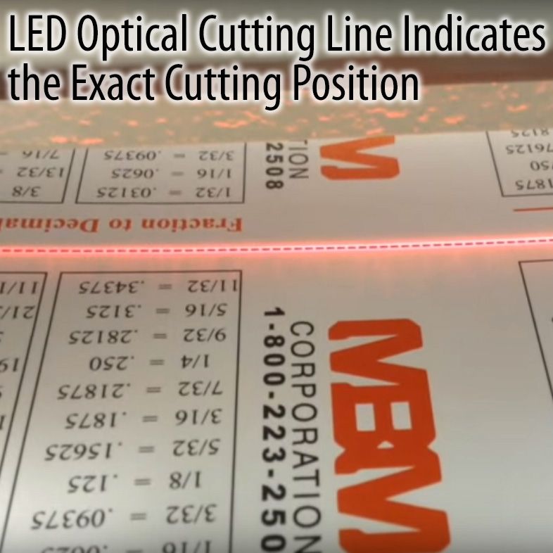 MBM Triumph™ 4815 Cutter Accurate LED Cutting Line